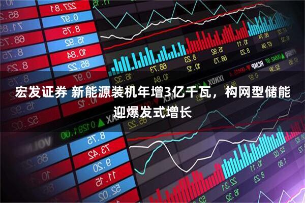 宏发证券 新能源装机年增3亿千瓦，构网型储能迎爆发式增长